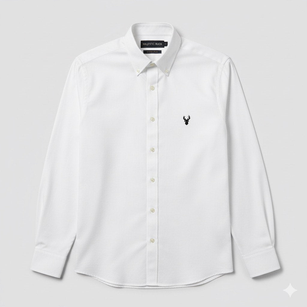 Men's Everyday Regular Fit Solid Shirt | 100% Cotton